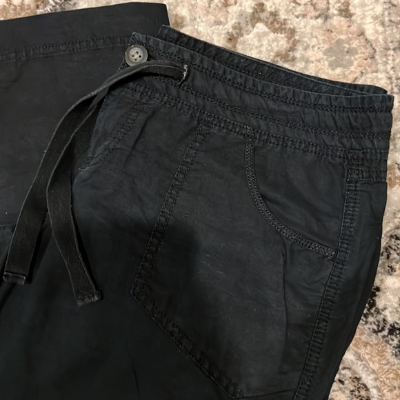 Express Linen Cropped Pants - Picture 2 of 7